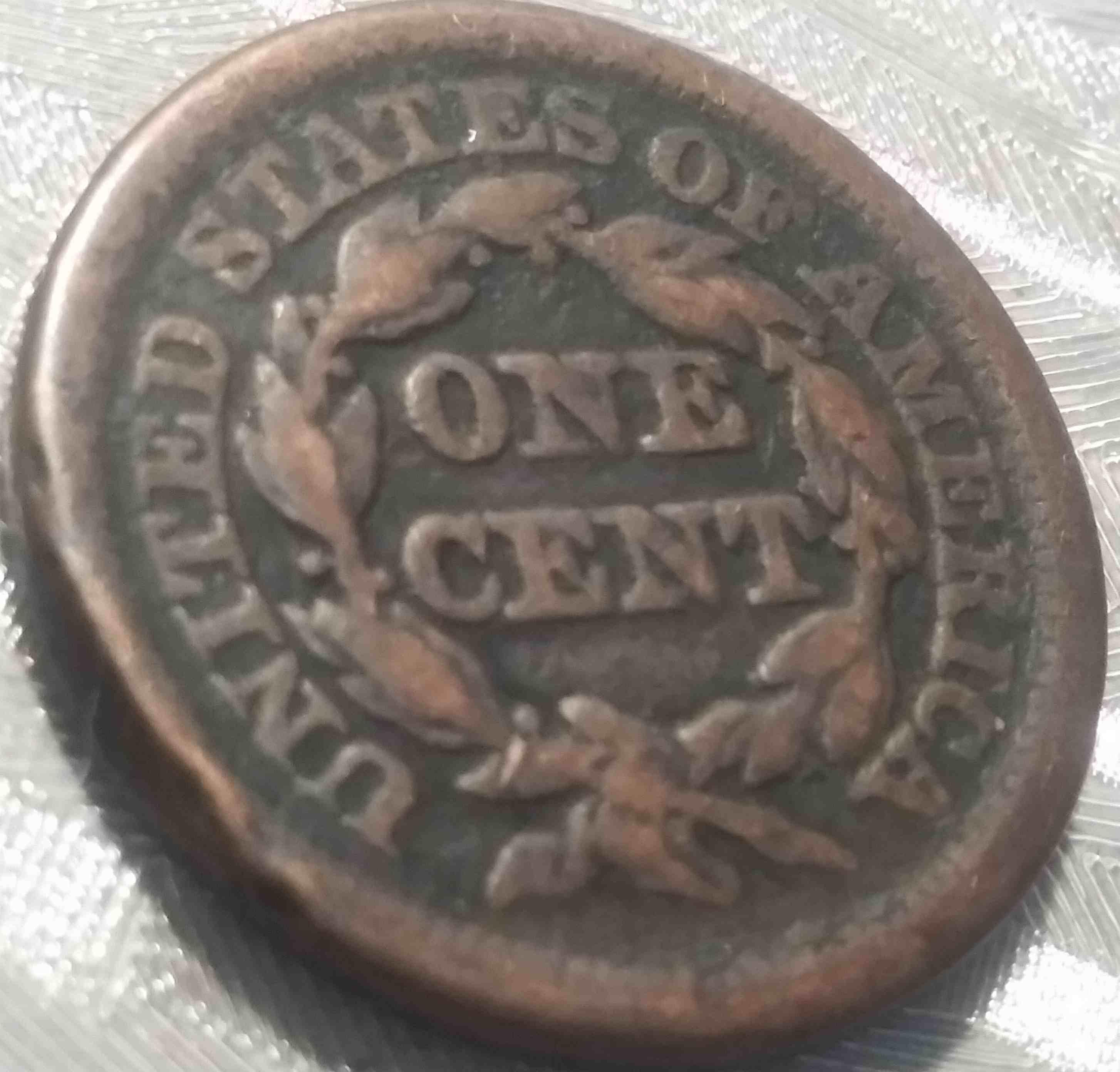 1850-Large-Cent.--For-Grading-Please.-Pretty-Good-Condition