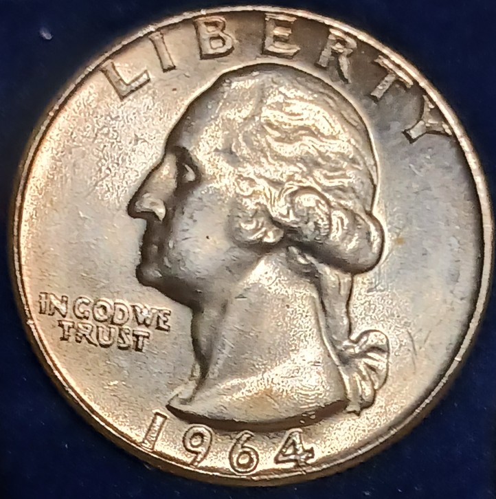 1964-P-Silver-Washington-Quarter