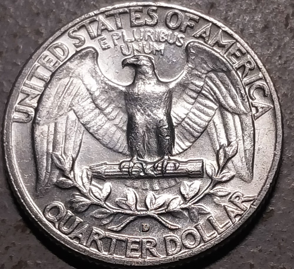 1964-D-Silver-Quarter-Li-In-Liberty
