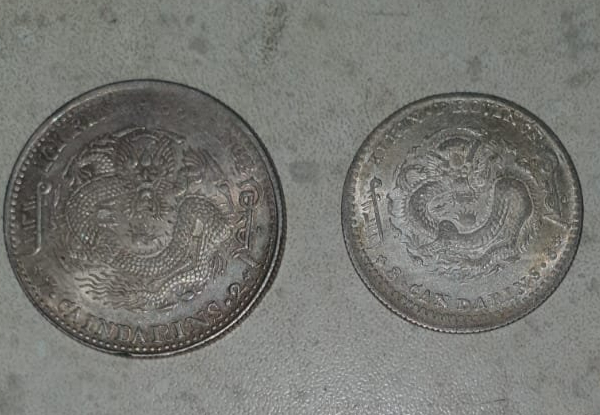 Kirin-Dragon-Dollar-1902-And-50-Cent-Same-Period-Silver