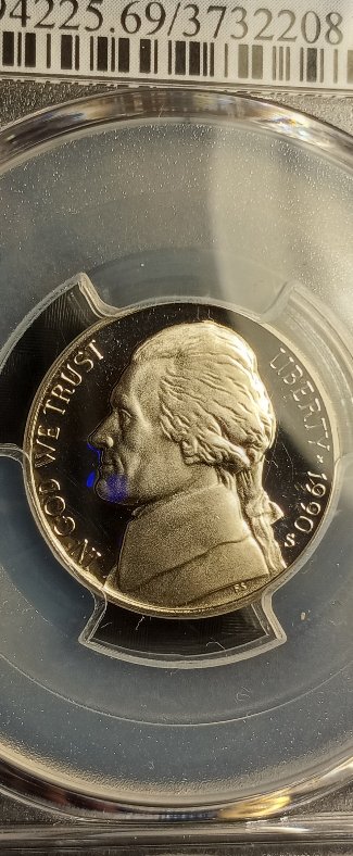 1990-S-Jefferson-Nickel-PCGS-PR-69-DCAM-Speared-Date?