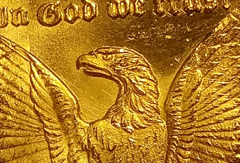 1883-CC-Heavy-Clash-Marks,-Spike-In-Eagles-Mouth.