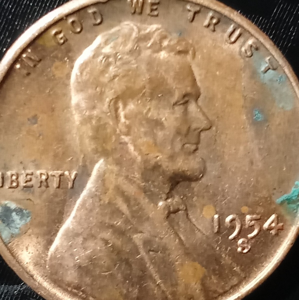 1954-S-Lincoln-Wheat-Cent,-Inverted-