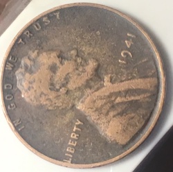 1941-Wheat-Penny-Possibly-On-A-Foreign-Planchette?