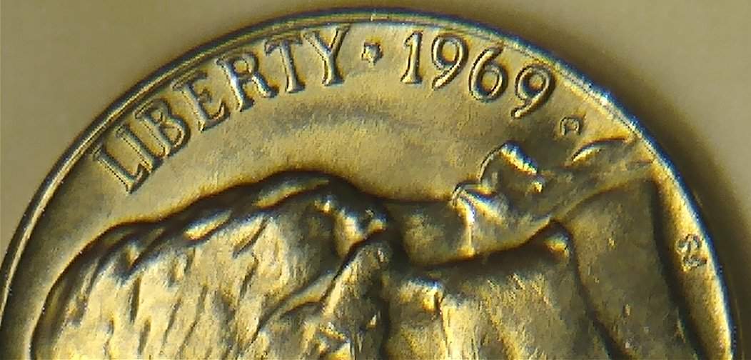 1969-D-Nickel.-It's-Swelled-On-Both-Sides-Missing-Stairs-And-Other-Things