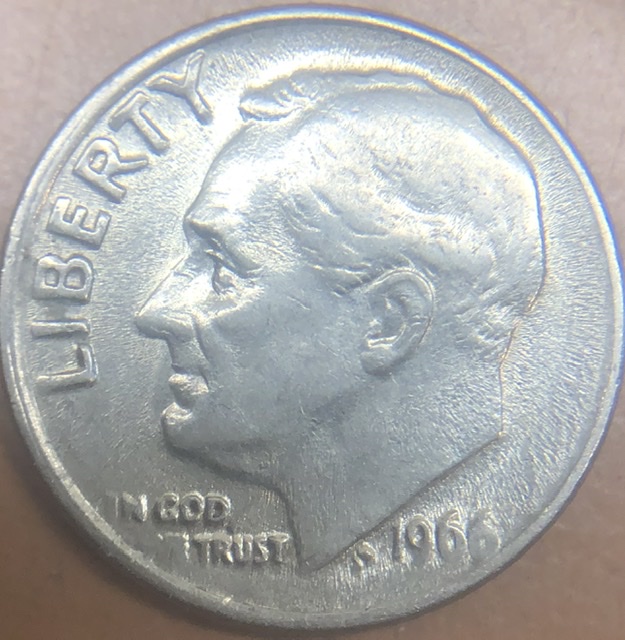 1966-Dime-.-Late-Stage-Die-Deterioration?