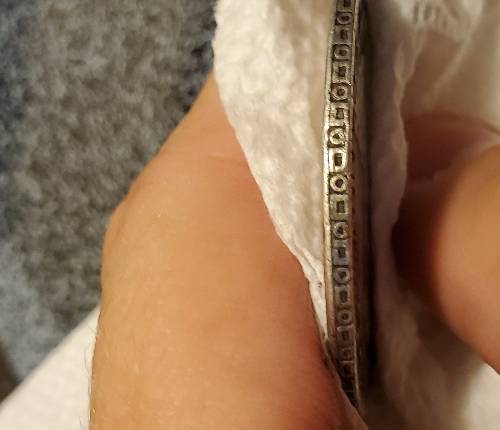 Authentic-1773-8-Reales?-6.5-Inches-Under!!