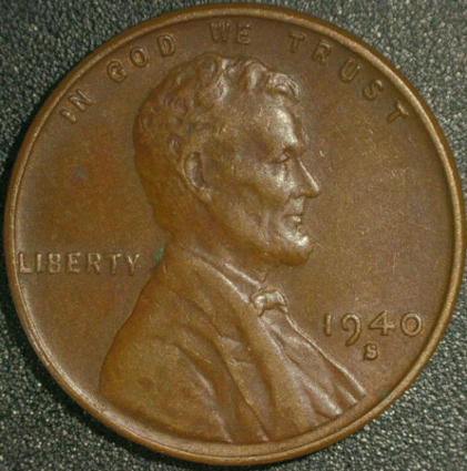 1940-S-Lincoln-Wheat-Cent-Pre-Cud-On-Reverse-L-Wheat-Stalk