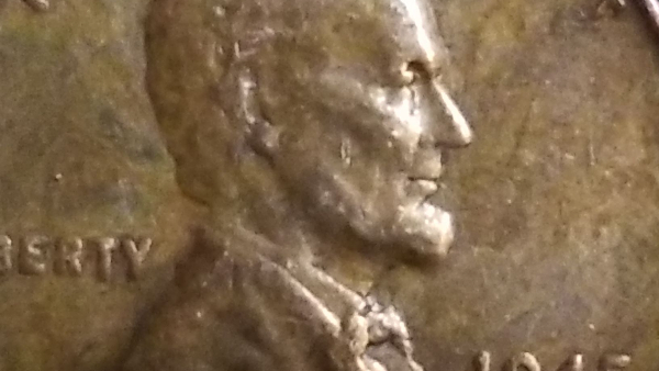 1945-P-Lincoln-Wheat-,-Very-Indented-Eye-Socket?