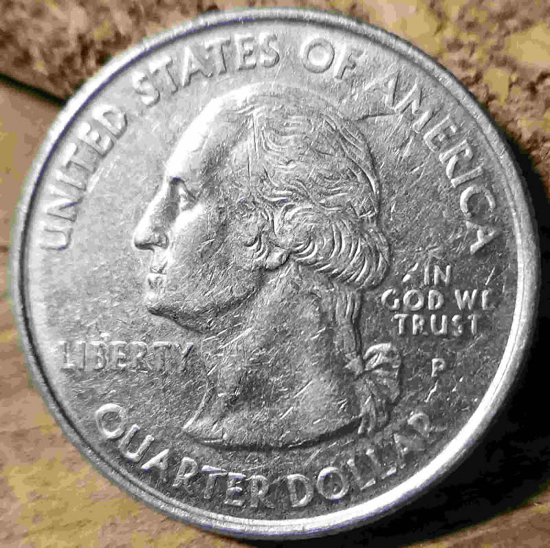 1999-P-Washington-State-Quarter-,-Doubling?-Heavy-Bottom-Rim-&-Limbs?