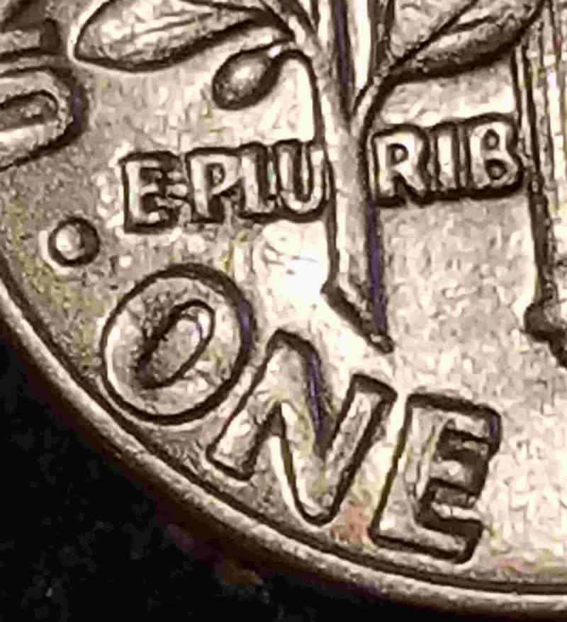 1981-D-Roosevelt-Dime,-Looking-For-Type-Of-Doubling.