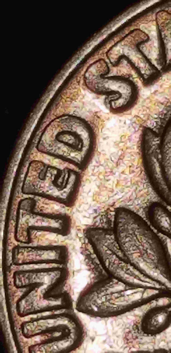 1981-D-Roosevelt-Dime,-Looking-For-Type-Of-Doubling.