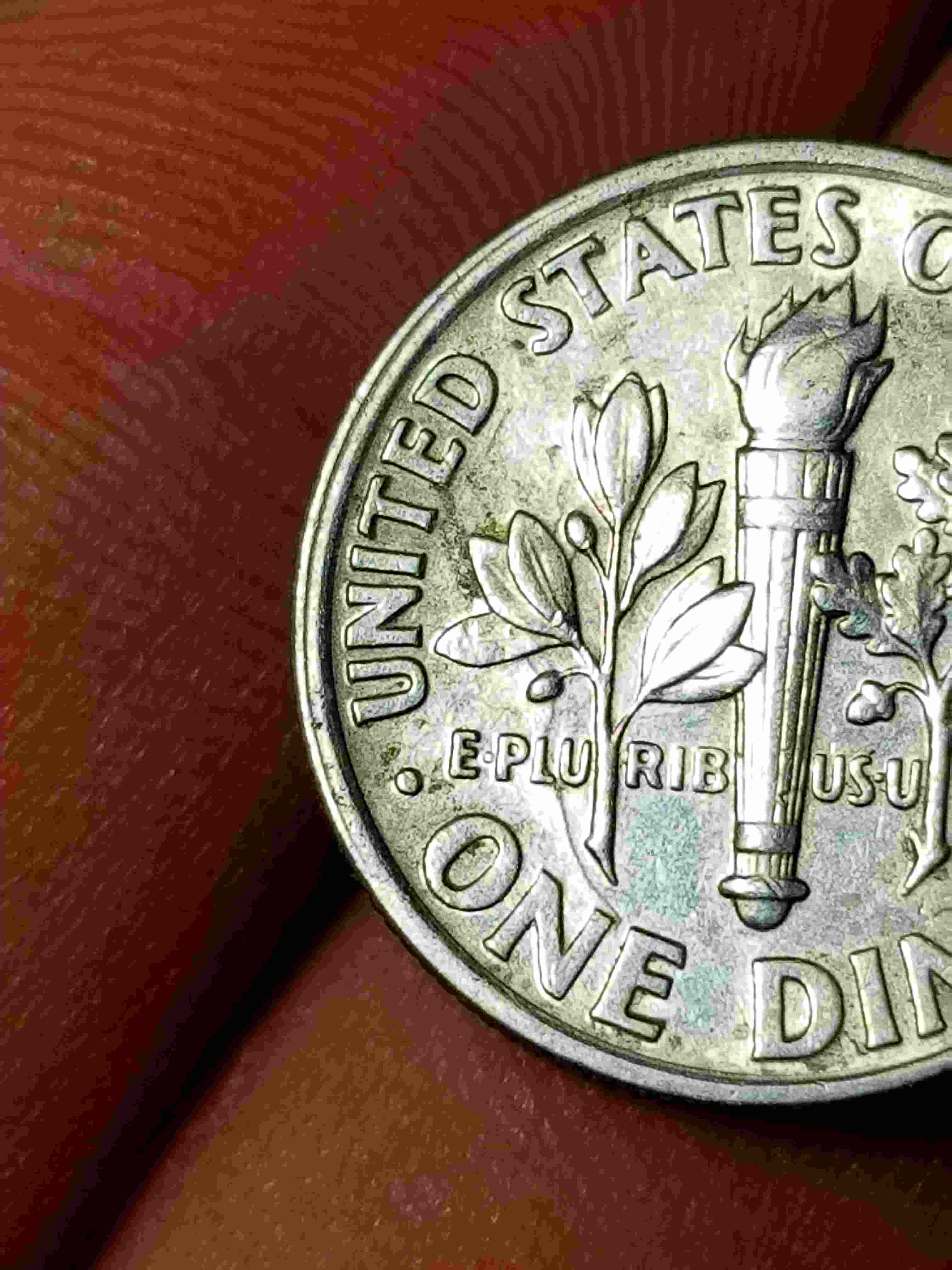1995-P-Roosevelt-Dime,--Forign-Matter?-Good-One?
