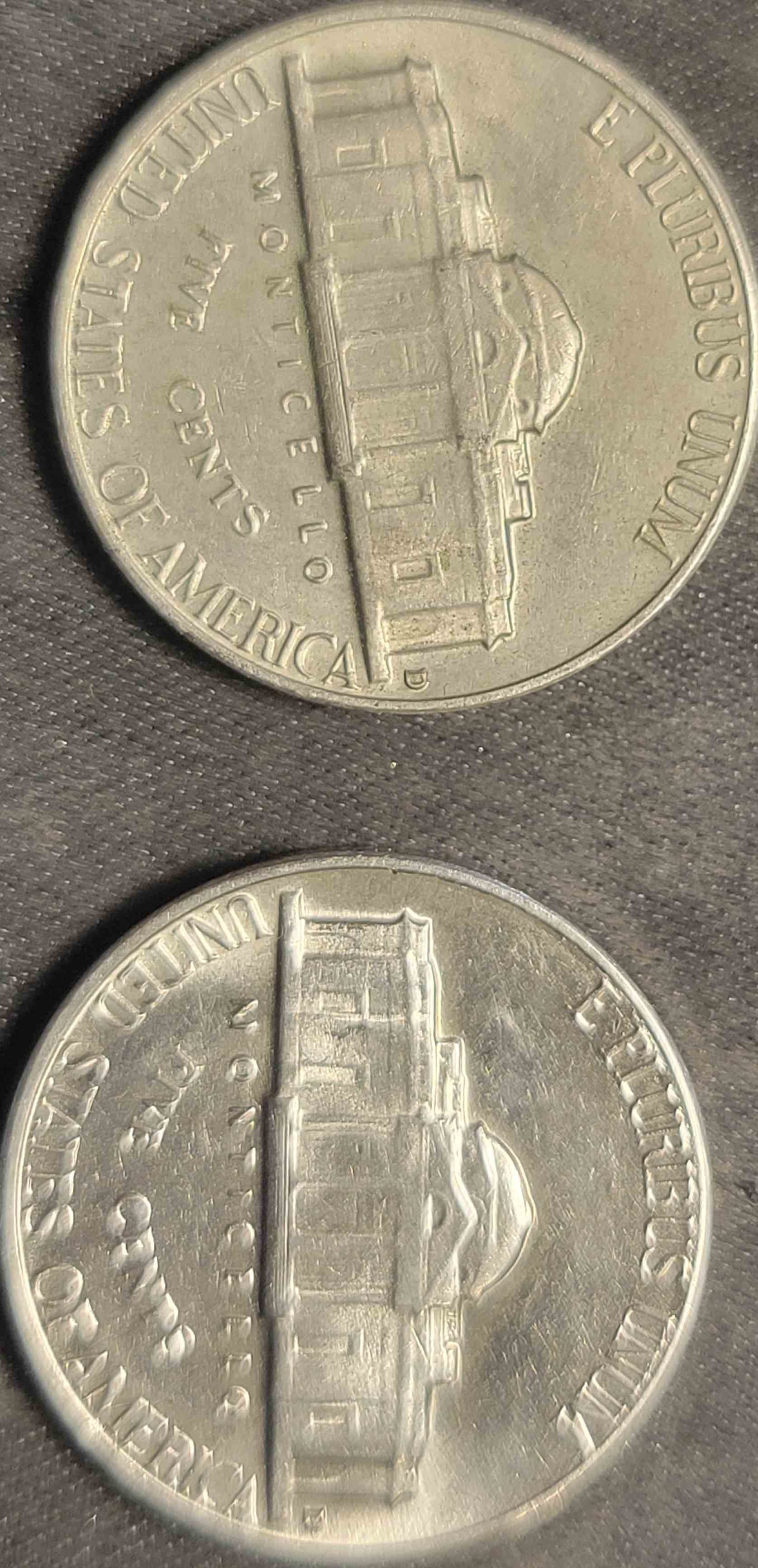 Why-Are-These-1964-D-Jefferson-Nickels-Have-Different-Finishes-On-Them