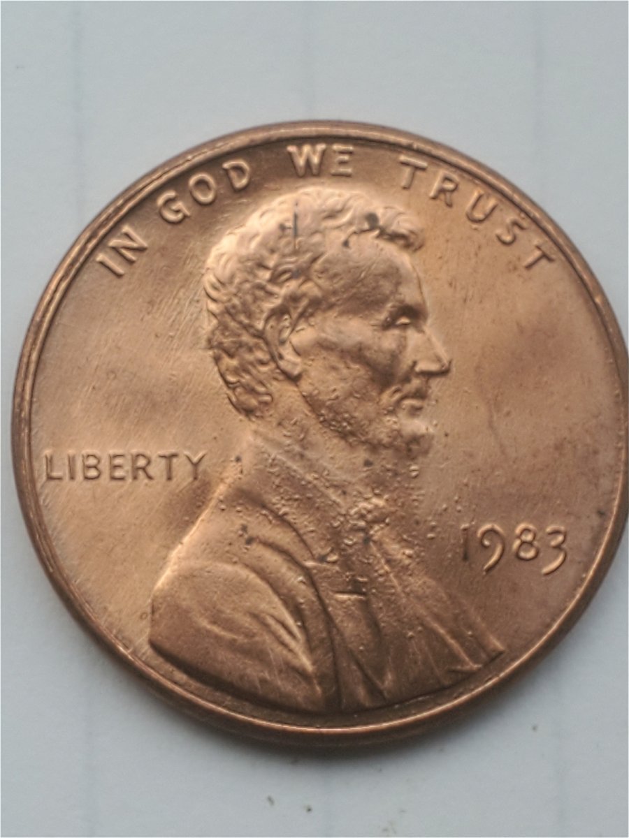 1983-Lincoln-Cent-FS-401?-Liberty-Above-The-Date-Visible-Reversed