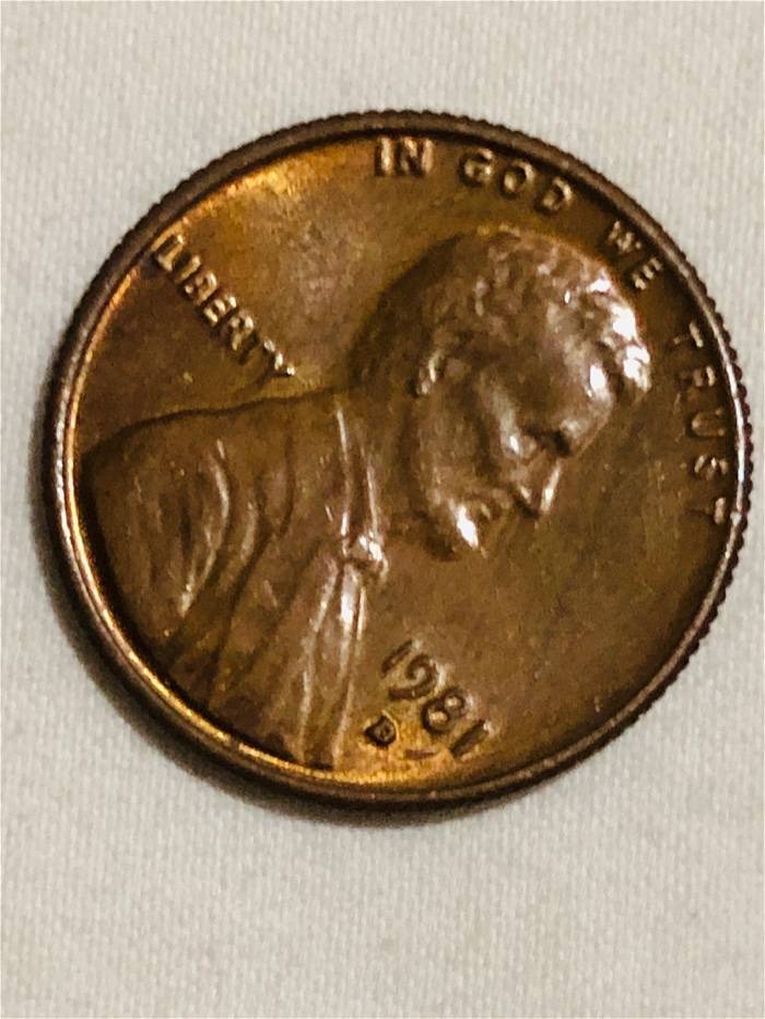 1981-D-Lincoln-Cent-With-Mitted-Edge
