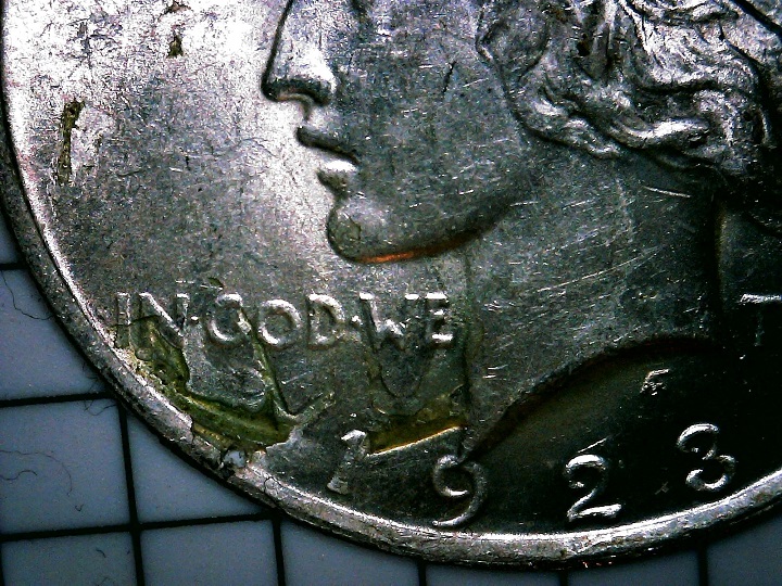 Great-Looking-Peace-Dollar-With-Unfortunate-Glue-Residue