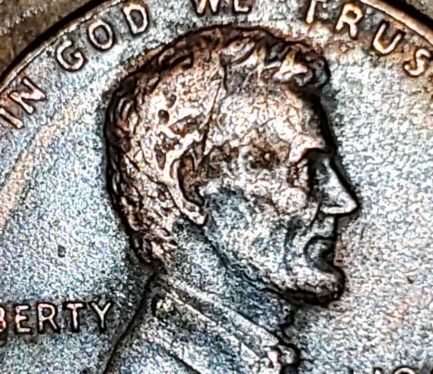 1983-Lincoln-Penny-Strange-Coloring