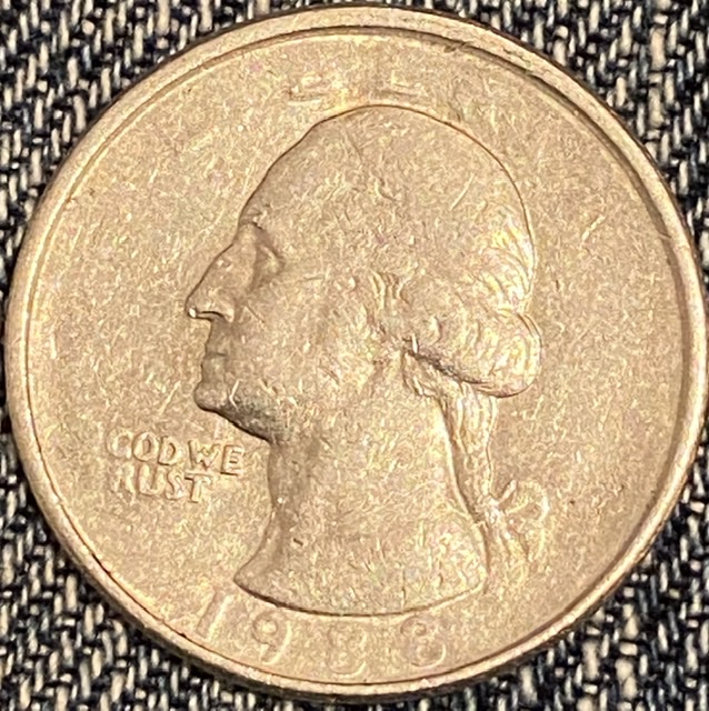 1988-Washington-Quarter-Struck-Through-Grease-Or-?