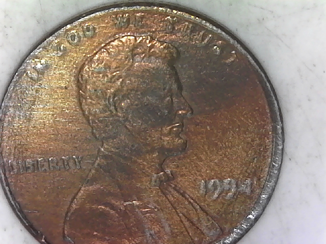 1994-Lincoln-Cent/-Beautiful-Toned/-Don't-What-To-Label-It