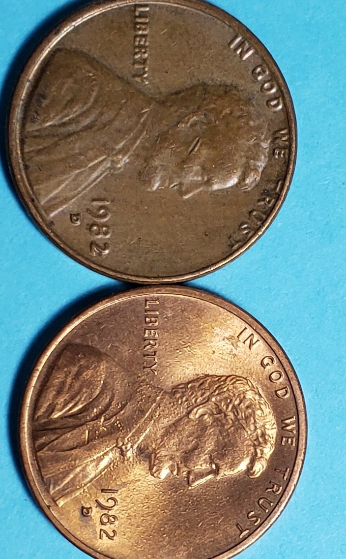 1982-Penny-Small-And-Large-Date?--Trying-To-Figure-Out