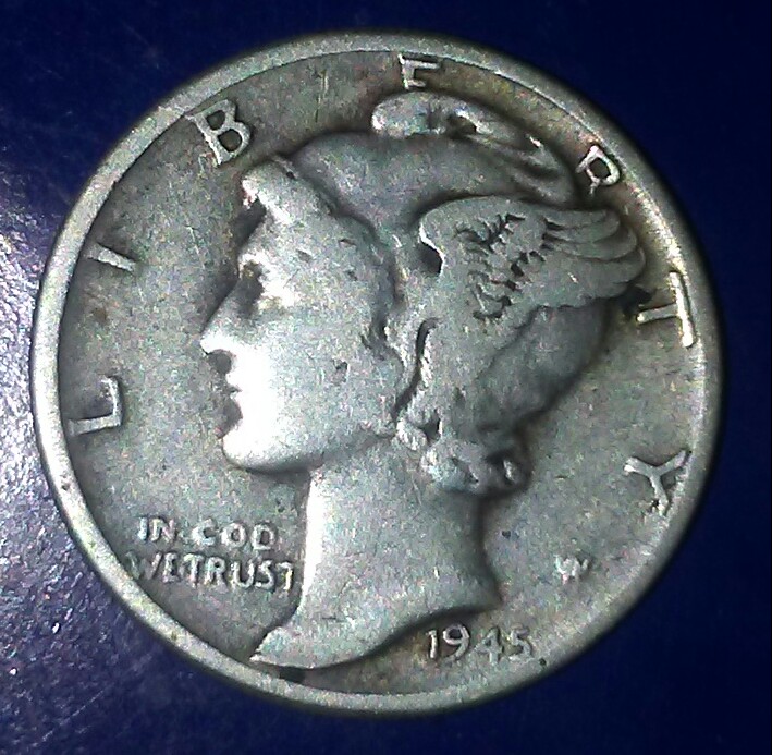 1945-Dime-And-1900-Penny