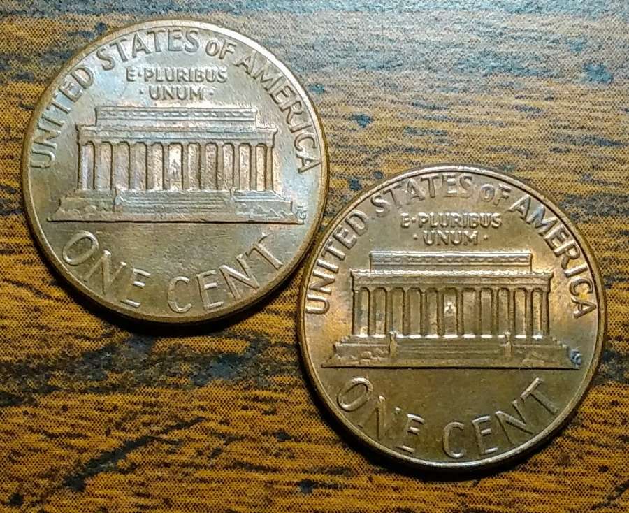 1984-DDR-002-With-84-D-DDR-001-Lincoln-Memorial-Cents