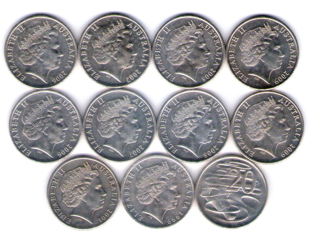 The-Big-Noodle:-Australian-20-Cent-Coins