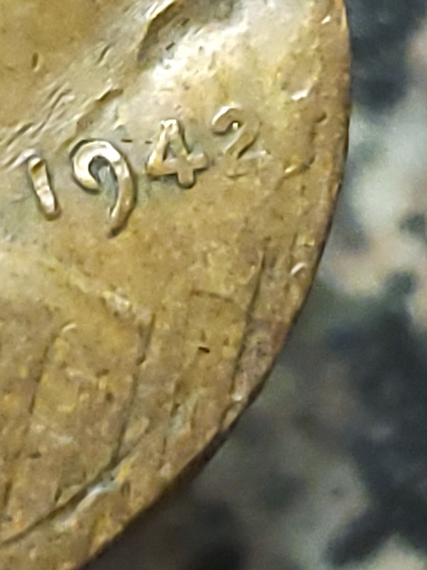 1942-Die-Break-Error-Coin-With-Multiple-Errors-Going-On-With-Both-Sides
