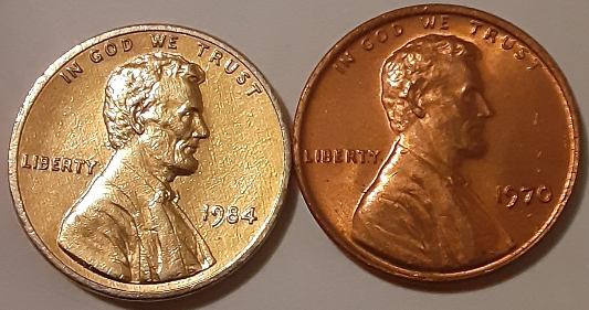 1984-Lincoln-Cent-Strange-Color