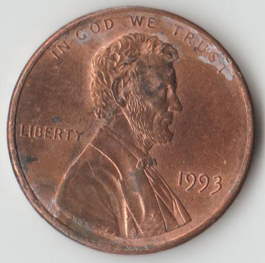 1993-Lincoln-Penny-Planchet-Error?