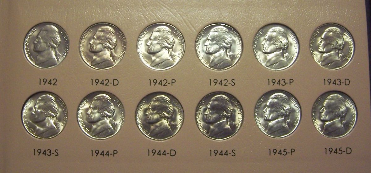 Jefferson-Nickel-Dansco-Album-#8113-1st-Page-Completed