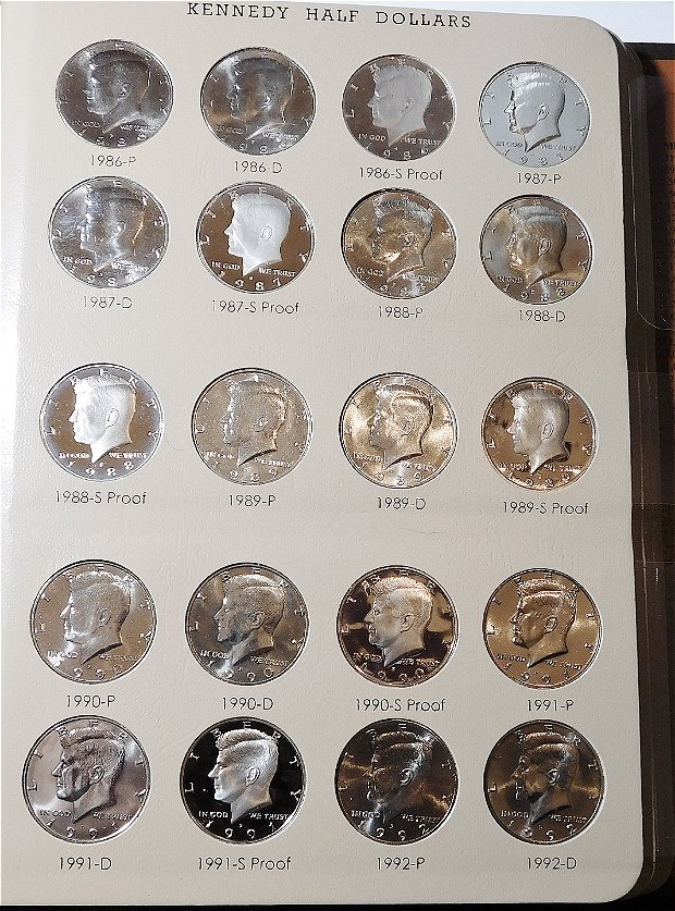 Dansco-8166-Kennedy-Half-W/Proofs-Completed
