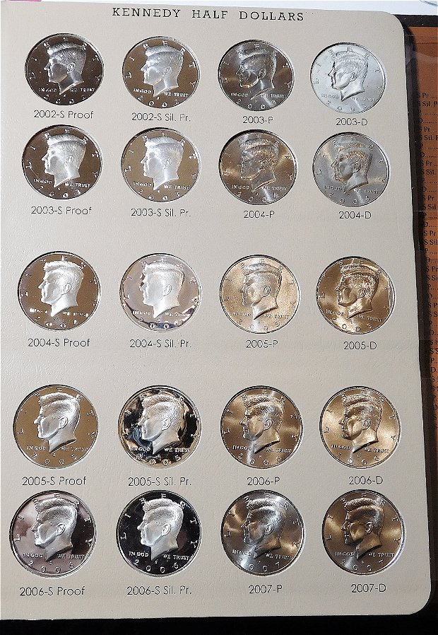Dansco-8166-Kennedy-Half-W/Proofs-Completed