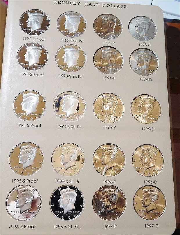 Dansco-8166-Kennedy-Half-W/Proofs-Completed