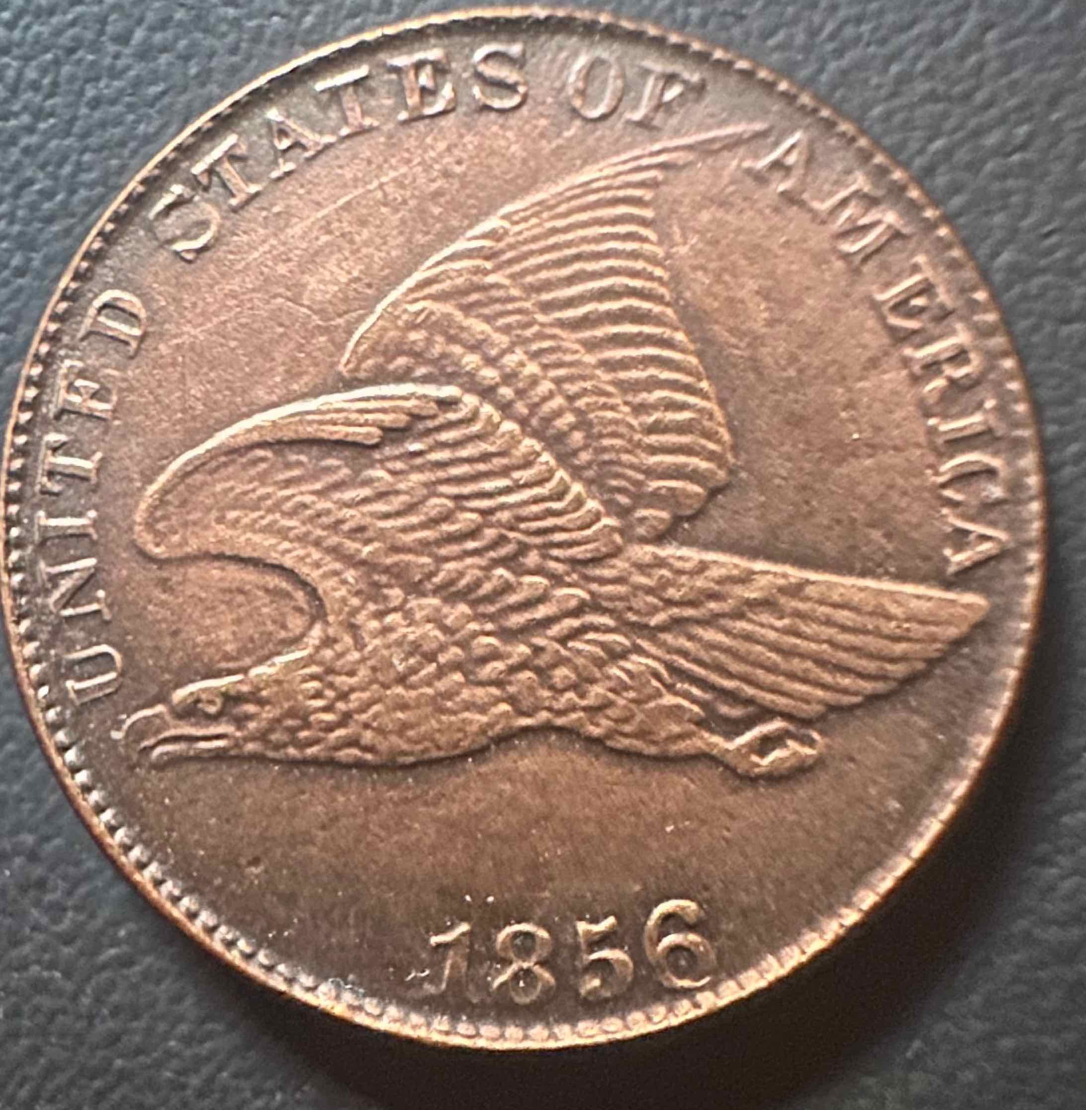 1856-Flying-Eagle-One-Cent!