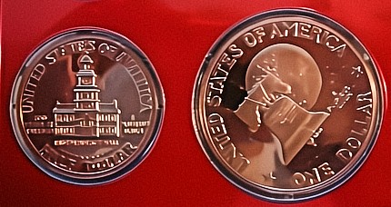 Quarter-In-1975-Proof-Set-Reverse-Side-Not-Silver-Coated