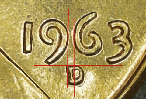 1963-D-LMC-DDO-On-3-Of-Date-Or-Well-Placed-Chip