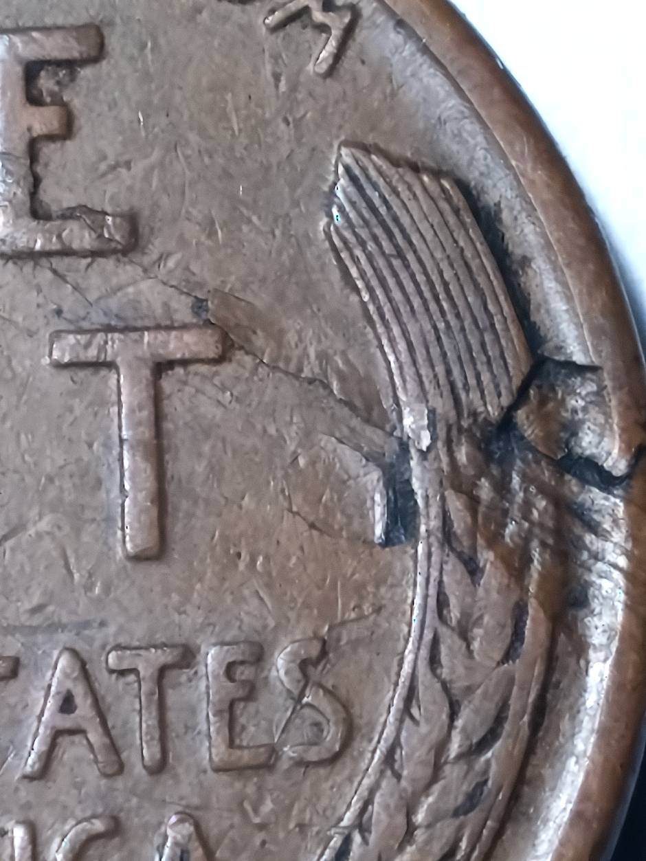 1921-S-Lincoln-Wheat-Cent-Lamination-Error