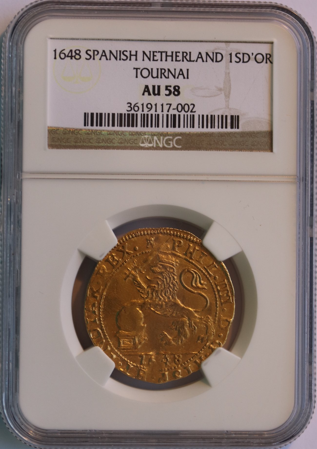 1648-Spanish-Netherlands-1sd'or-Tournai---You-Vs-NGC---More-Challenging