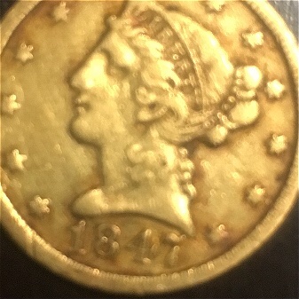 1847-D-No-Motto-5-Dollar-Gold-Coin