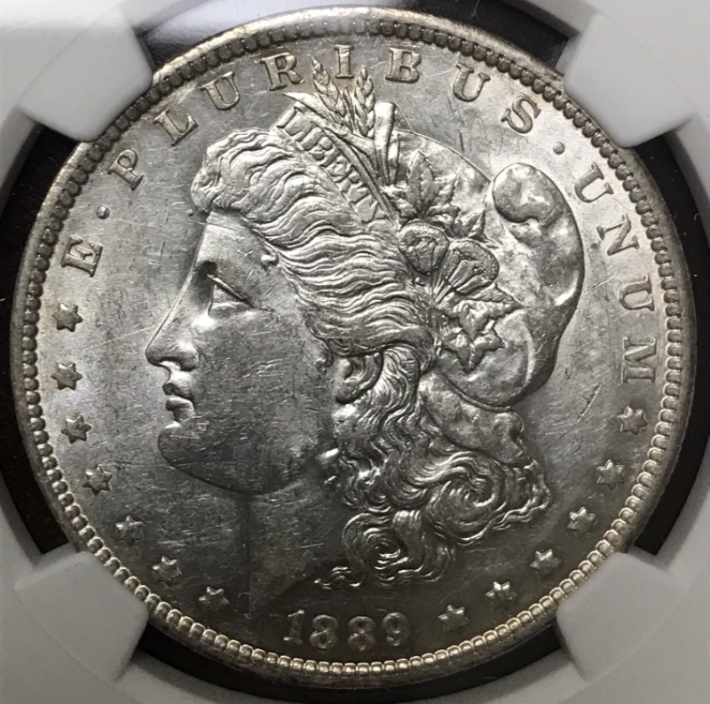1889-O-Morgan-Dollar-AU-55