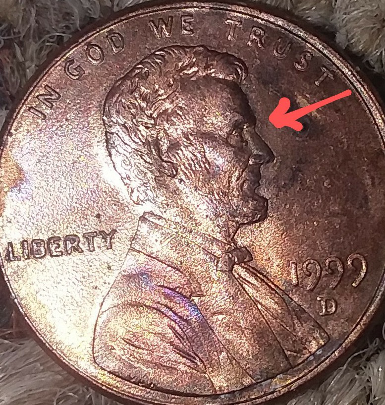 1999-D-Lincoln-Cent-Am-I-Trippin-Or-Do-I-Really-See-A-Double-Eyelid?