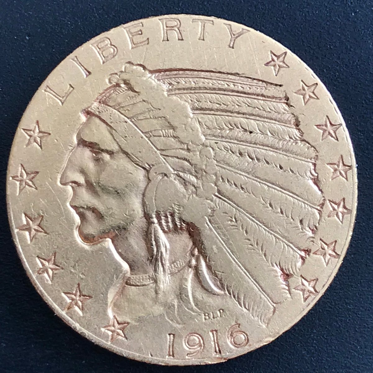 Is-Thish-1916-S-$5-Gold-Indian-Head-Authentic?