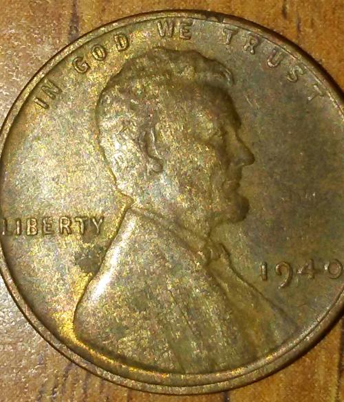 1940-Wheat-Penny---Is-The-Discoloration-On-This-Penny-Normal-Or-An-Error?