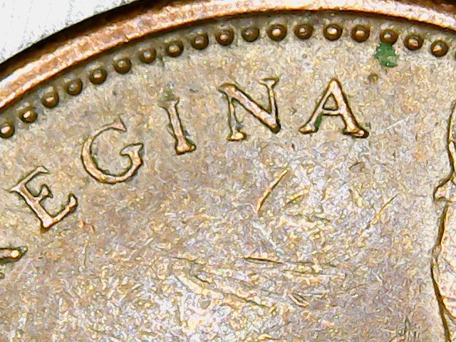 1965-1c-Large-Bead-Pointed-5-For-Grading