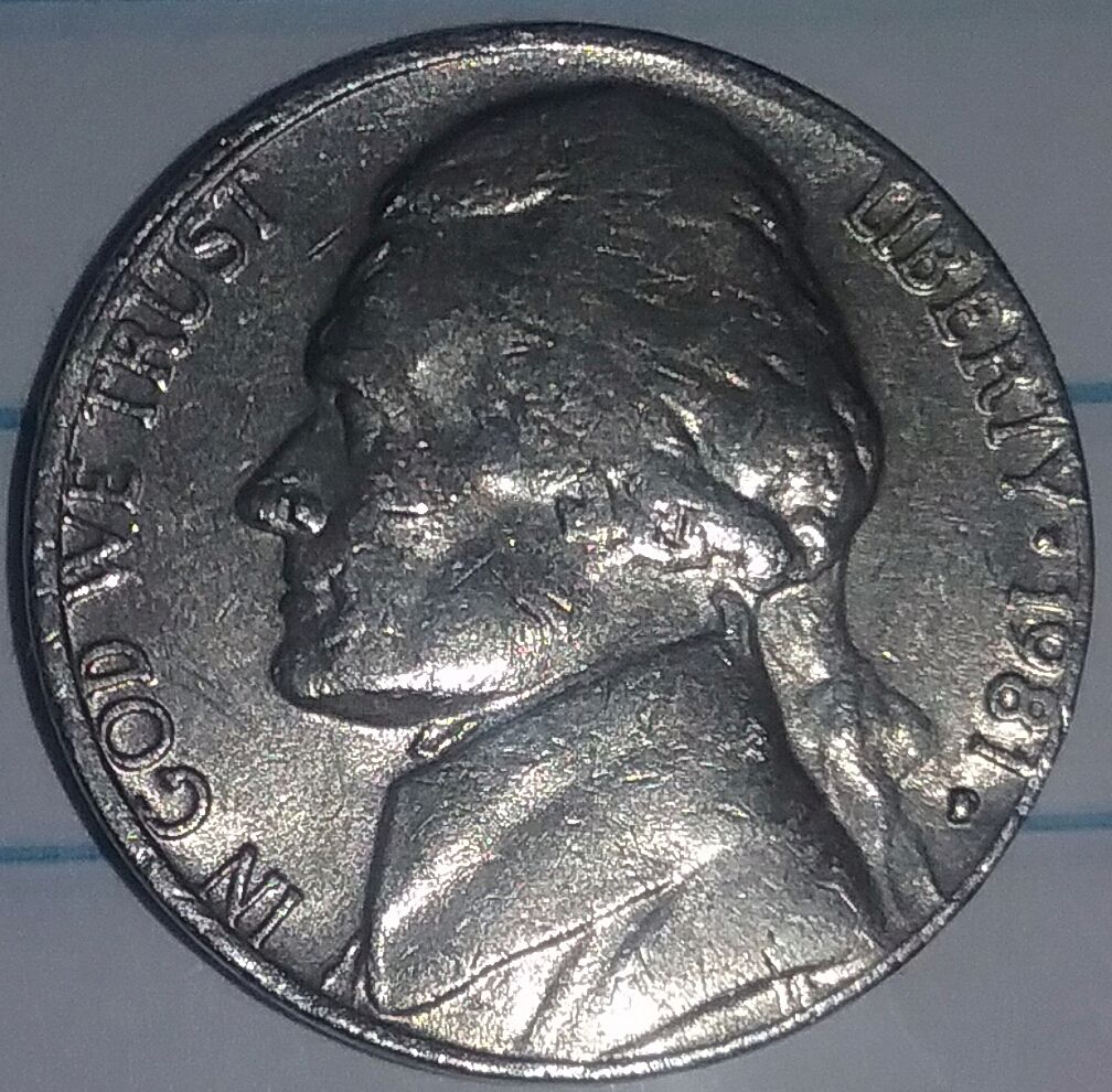 1981-P-Jefferson-Nickel