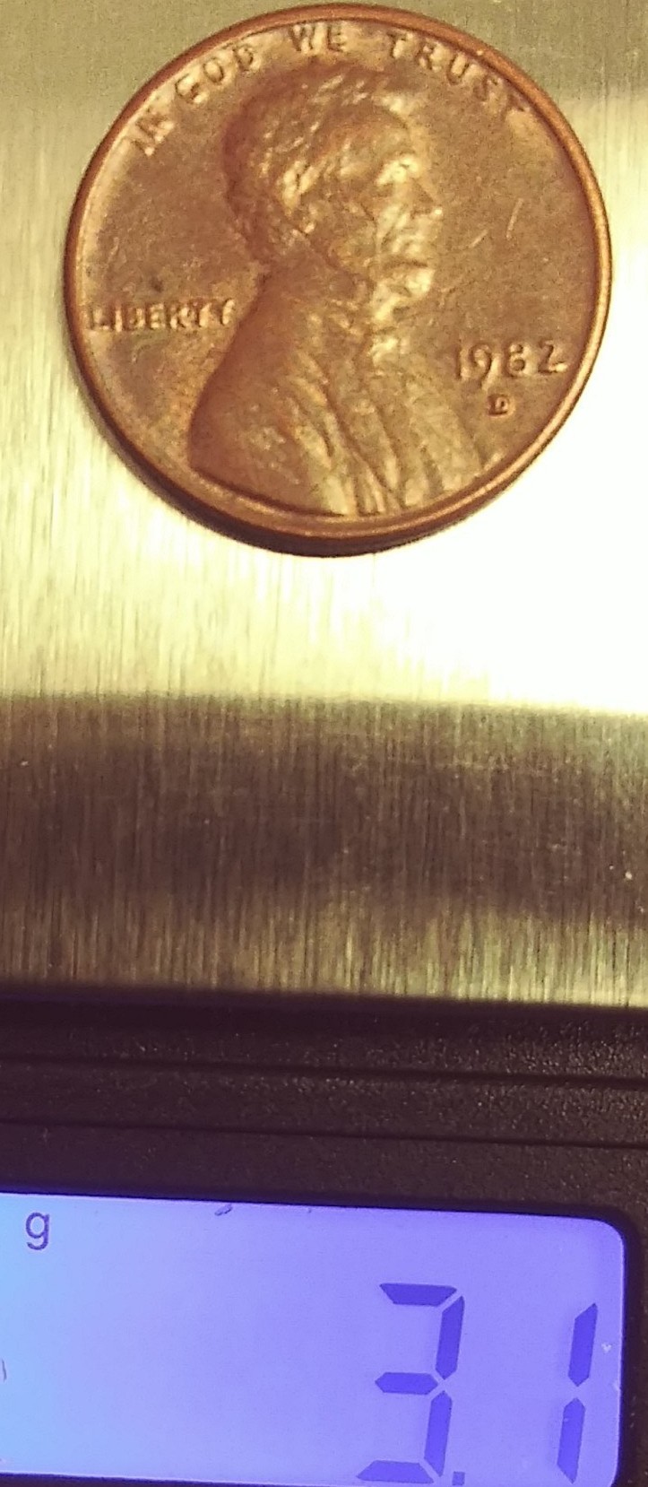 1982-D-US-Cent-3.1grams-?