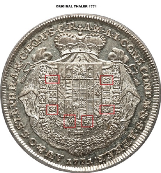 1-Thaler-1771----Johann-Joseph-,-Khevenhuller-Metsch-,-Mintage-200
