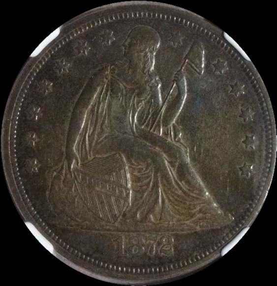1872-Seated-Liberty-Dollar-For-Grading